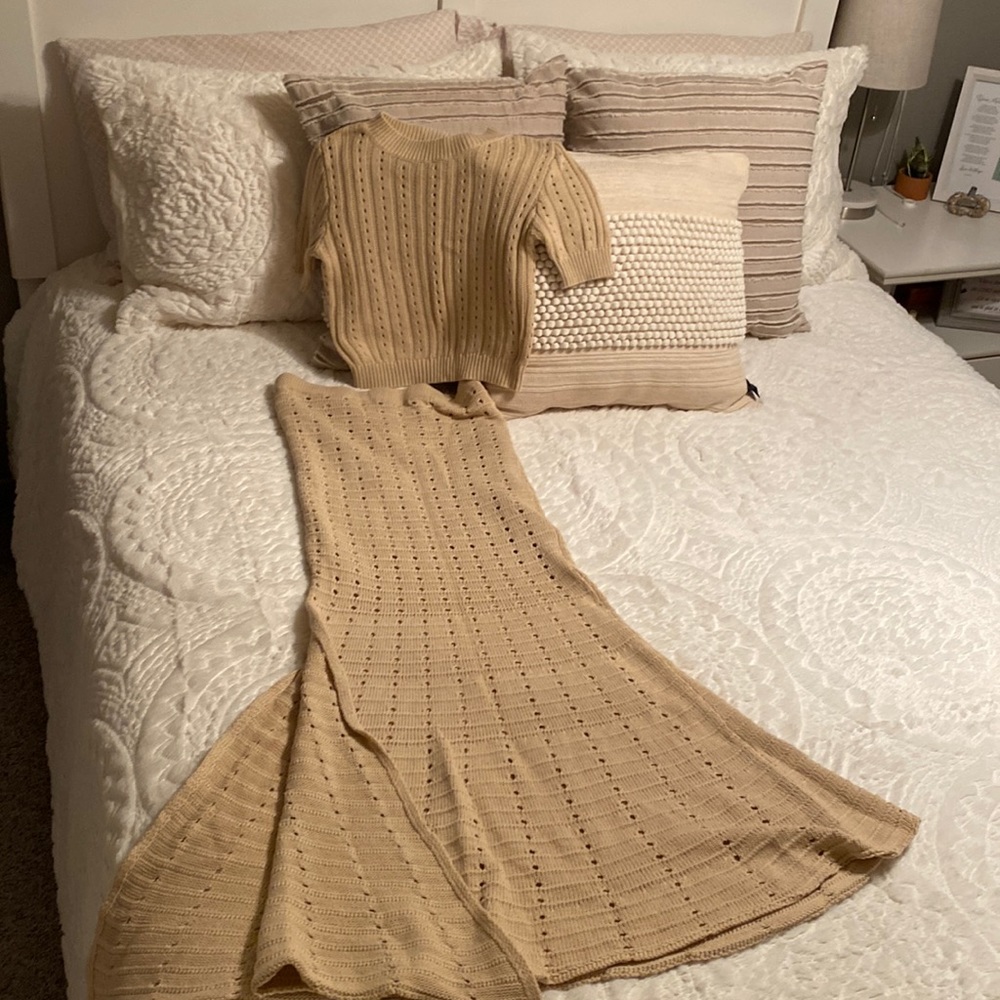 Two - Piece Tan Set